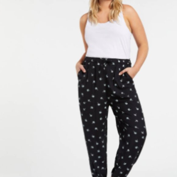 Volcom Coco Jogger Pants (Black Combo) - Picture 4 of 12